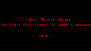 Jewish Terrorism - Part 1