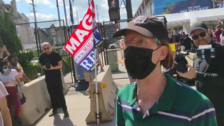 LOSING IT On Soy Ratfink #Antifa Communists As Conservatives HUG THEM?  #rnc #milwaukee #wtf