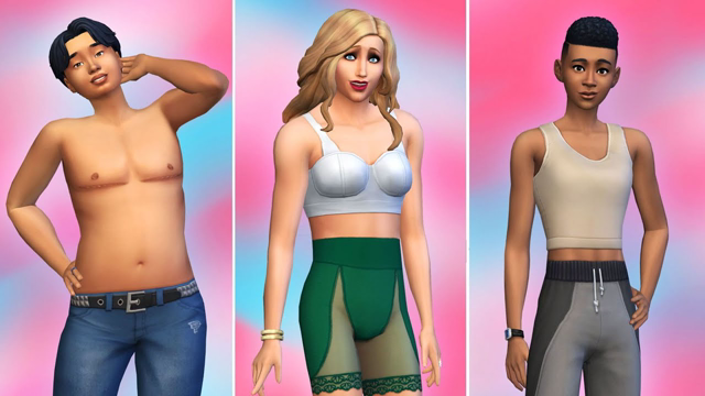 Sims 4 To Include Chest Binders & Top Surgery Scars
