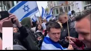 Tommy Robinson enjoying the free Israel ðŸ‡®ðŸ‡± protest