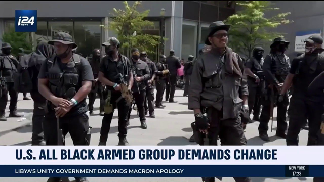 US All Black Armed Group Demands Change