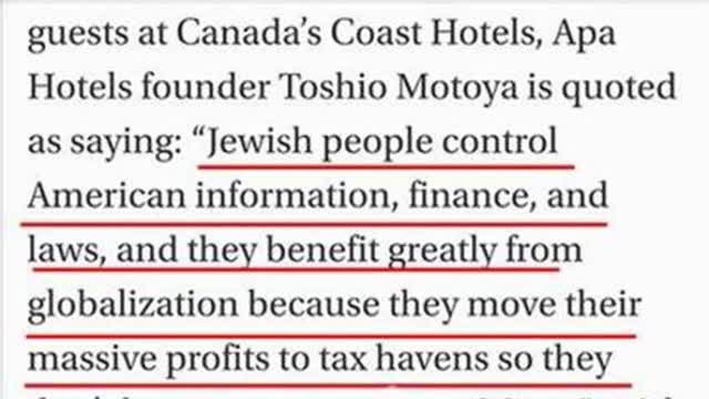 Japanese hotel chain APA under attack for anti-Semitic article