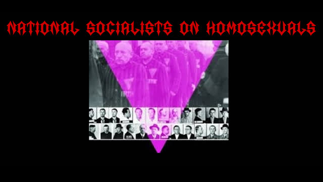 National Socialists on Homosexuals