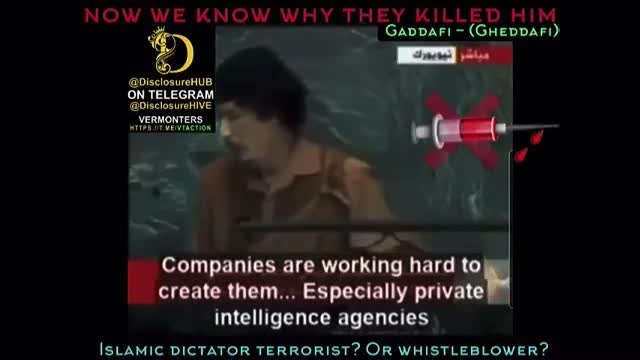 Mu'ammar Al-QadhdhÄfÄ« Warns the World About Coronavirus