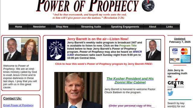 The Kosher President and His Zionist War Cabinet