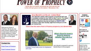 Power Of Propechy with Jerry Barett - Good for israel is (not) Good for America