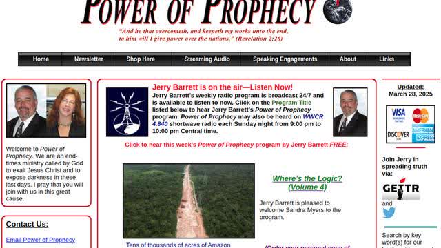 Power Of Prophecy with Jerry Barrett - Where’s the Logic? (Volume 4)
