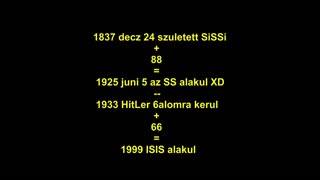 1837 decz 24 birthday of YeSuS SiSSi/Eli-Ysa-beth born // 1925 SS born // 1999 ISIS born