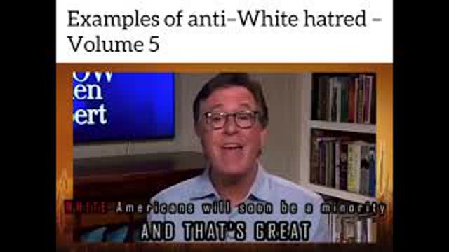 Examples of antiâ€“White hatred â€“ Volume 5 âšœï¸ Anti-White Archives