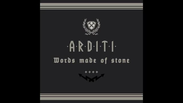 Arditi - Words made of Stone (NEW Arditi release November 2020)