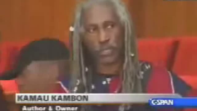 Dr. Kamau Kambon advocated EXTERMINATING all white people (on C-SPAN in 2005)