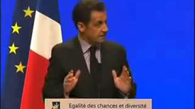 Sarkozy Calls For WHITE GENOCIDE!