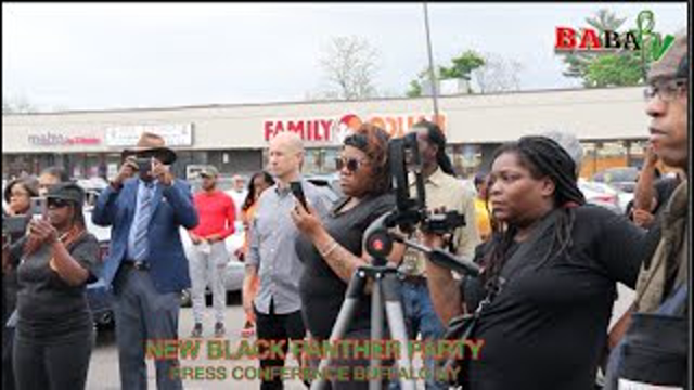 NEW BLACK PANTHER PARTY PRESS CONFERENCE IN BUFFALO,NY