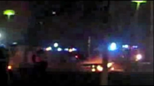 Muslim riots in Malmö (Rosengård), Sweden 2008.