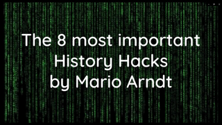 The 8 History Hacks by Mario Arndt (english)