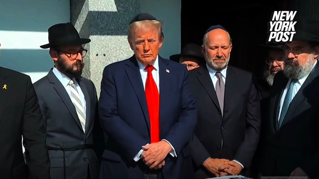 Trump visits grave of Chabad Lubavitch rebbe to mark anniversary of October 7 attack on Israel