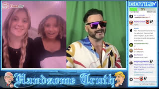 Ice Queen White Zoomer Girl has No Sympathy for Mixed Race Girl Next to Her on HandsomeTruth OME Stream