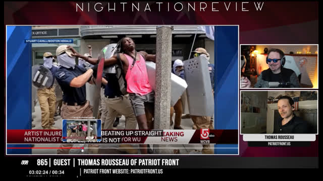 Patriot Front Leader Goes Over the Time a Savage Black Threw Himself on a PF March