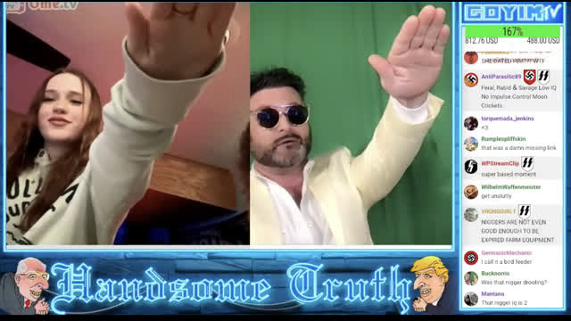 HandsomeTruth has Based Young White Woman and Her Friend Google “Happy White Woman”