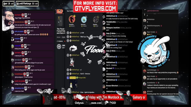 Tim Murdock Discusses (((Their))) Sorcery and the Current Iteration of the JQ on The Flood Show