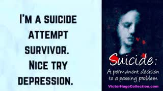 Surviving Suicide Panic Attacks Depression Never Give Up Never Surrender John Rocheleau Victor Hugo