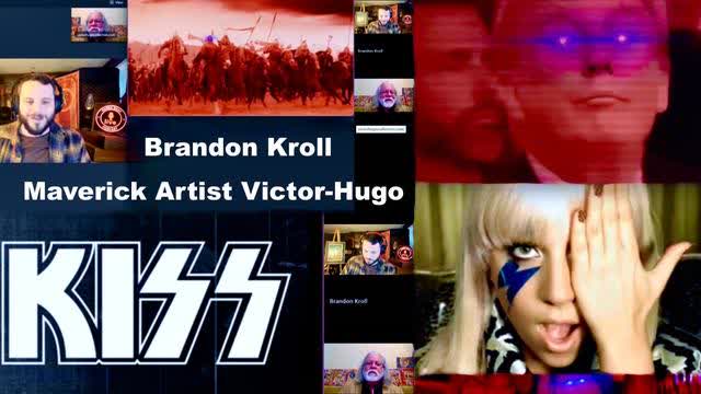 Trump Plus Vance Equals Trance Brandon Kroll Victor Hugo Examine MAGA Elon Musk KISS Signs Symbols