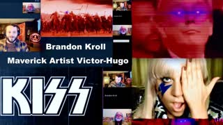 Trump Plus Vance Equals Trance Brandon Kroll Victor Hugo Examine MAGA Elon Musk KISS Signs Symbols