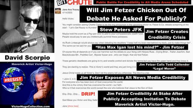 David Scorpio Victor Hugo Sandy Hook Jim Fetzer Creates Credibility Crisis In Alt News Media Arena
