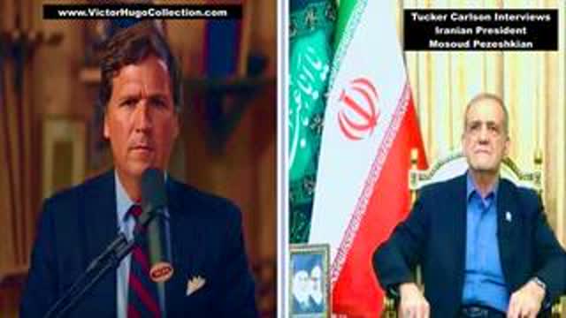 Tucker Carlson Interviews Iranian President Mosoud Pezeshkian Expose USA Israel War Crimes Committed