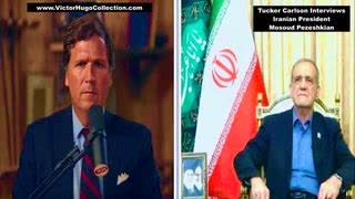 Tucker Carlson Interviews Iranian President Mosoud Pezeshkian Expose USA Israel War Crimes Committed
