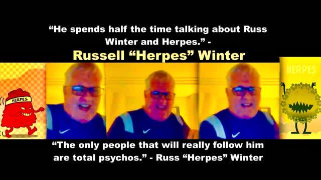 Herpes Russ Winter Claims Over 4 Billion People Have Herpes And VictorHugo Viewers Are Total Psychos
