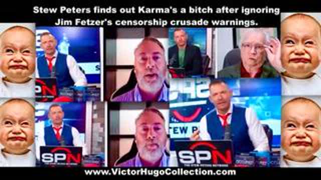 Stew Peters Whines To Dollar Vigilante About Censorship After Ignoring Jim Fetzer Censorship Crusade