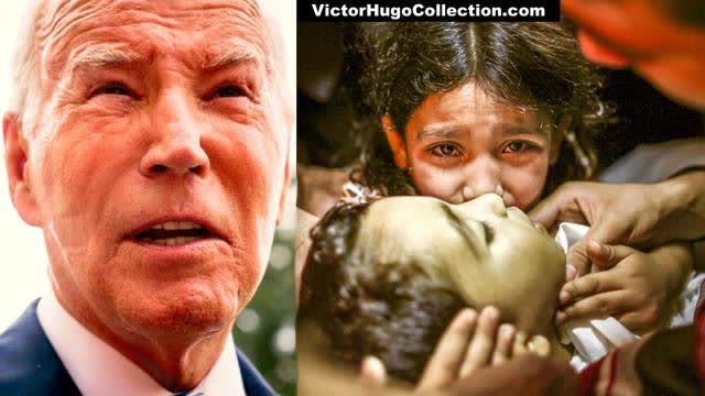 Gaza Genocide Biden USA Humiliation Ritual Doctor Glen Dormer Doctor Astrid Stuckelberger VictorHugo