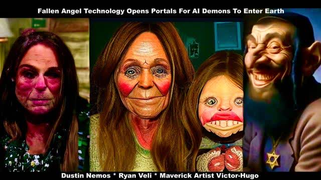 Artificial Intelligence Demons CERN Vatican Portals Lucifer Sigil Dustin Nemos Ryan Veli Victor Hugo