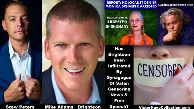 Stew Peters Victor Hugo Monika Schaefer Mike Adams Brighteon Expose Censorship In Alt News Media