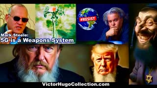Mark Steele Victor Hugo Debate Israel Trump Elon Musk 5G Operation Warp Speed NWO Depopulation Plan