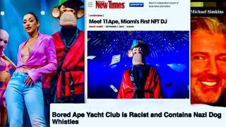 FTX Partner Michael Simkins Brings Bored Ape Yacht Club Racist Nazi Dog Whistle Into Music World Ye