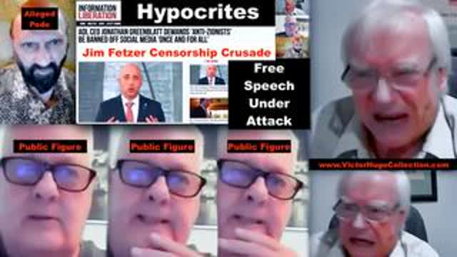 ADL Jonathan Greenblatt Upsets Antisemite Jim Fetzer Herpe Russ Winter Alleged Pedo Joachim Hagopian