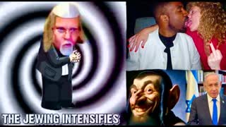 Jewish Controlled Media Infects White Women With Jungle Fever Pussifies Men As Jews Shun Race Mixing