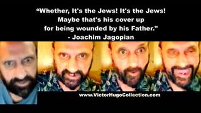Alleged Pedophile Joachim Hagopian Diagnosis Exposing Jewish Crimes Against Humanity As Daddy Issues