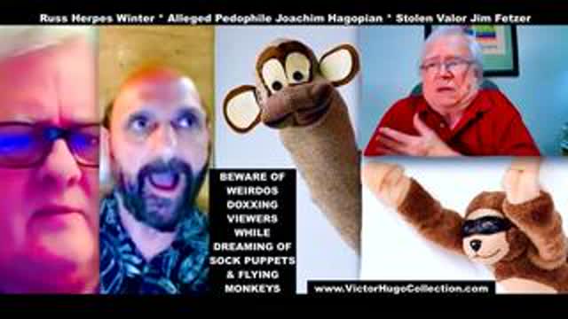 Jim Fetzer Alleged Pedophile Joachim Hagopian Herpes Russ Winter Dox Sock Puppets And Flying Monkeys