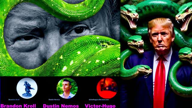 Dustin Nemos Brandon Kroll Victor Hugo Expose Trojan Trump Synagogue of Satan Serpent Messiah Israel