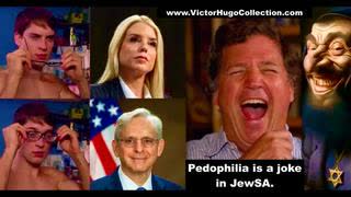 Tucker Carlson Jeffrey Epstein Donald Trump Pam Bondi Kash Patel Prove Pedophilia Is A Joke In JewSA