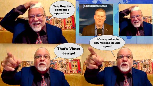 Mike Adams Outs Victor Hugo As Quadruple CIA Mossad Double Agent Victor Jewgo Controlled Opposition
