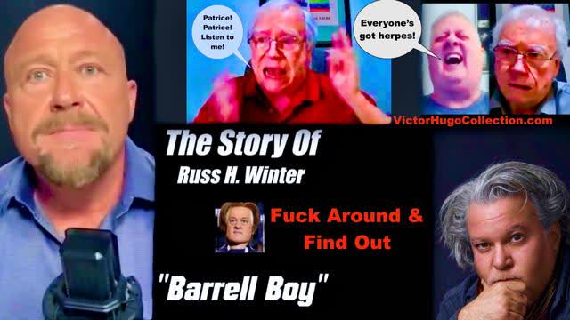 Jim Fetzer Patrice Russ Winter Herpes Inspire Music Satire Alex Jones Victor Hugo Trump Uncensored
