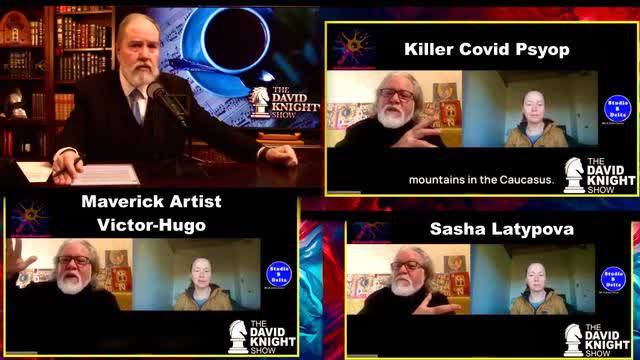 The David Knight Show Features Victor Hugo Sasha Latypova Discussing China Virus Killer Covid Psyop