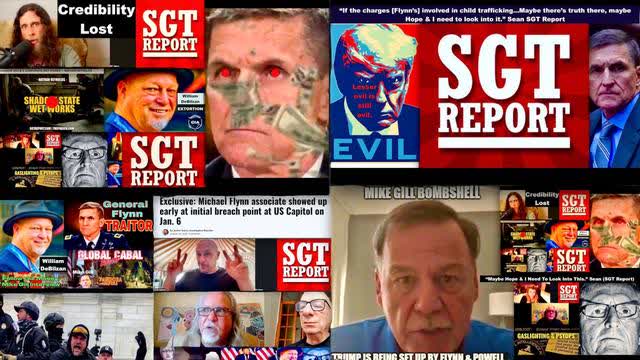 SGT Report Ignores Michael Flynn Warnings From Victor Hugo Nathan Reynolds Scott McMahon Mike Gill