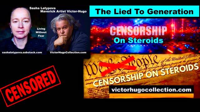 Big Pharma Covid Psyop Sparks Information War On Steroids Censored Artists Sasha Latypova VictorHugo