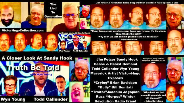 Disgraced Jim Fetzer Demands Todd Callender Wyn Young Victor Hugo Cease Desist Exposing Sandy Hook