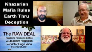 Jim Fetzer VictorHugo Joachim Hagopian Real Jewish Problem Khazarian Mafia Rule Earth Thru Deception